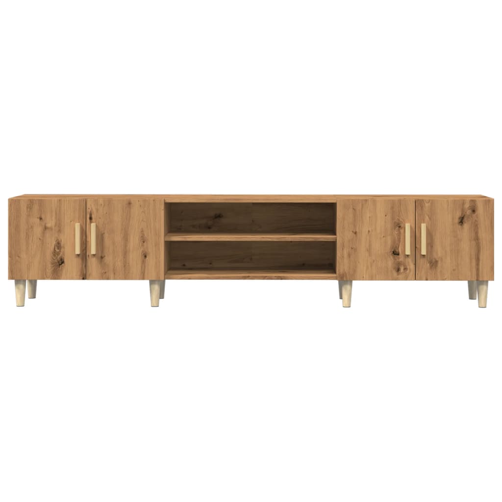 vidaXL Dulap TV, stejar artizanal, 180x31,5x40 cm, lemn prelucrat