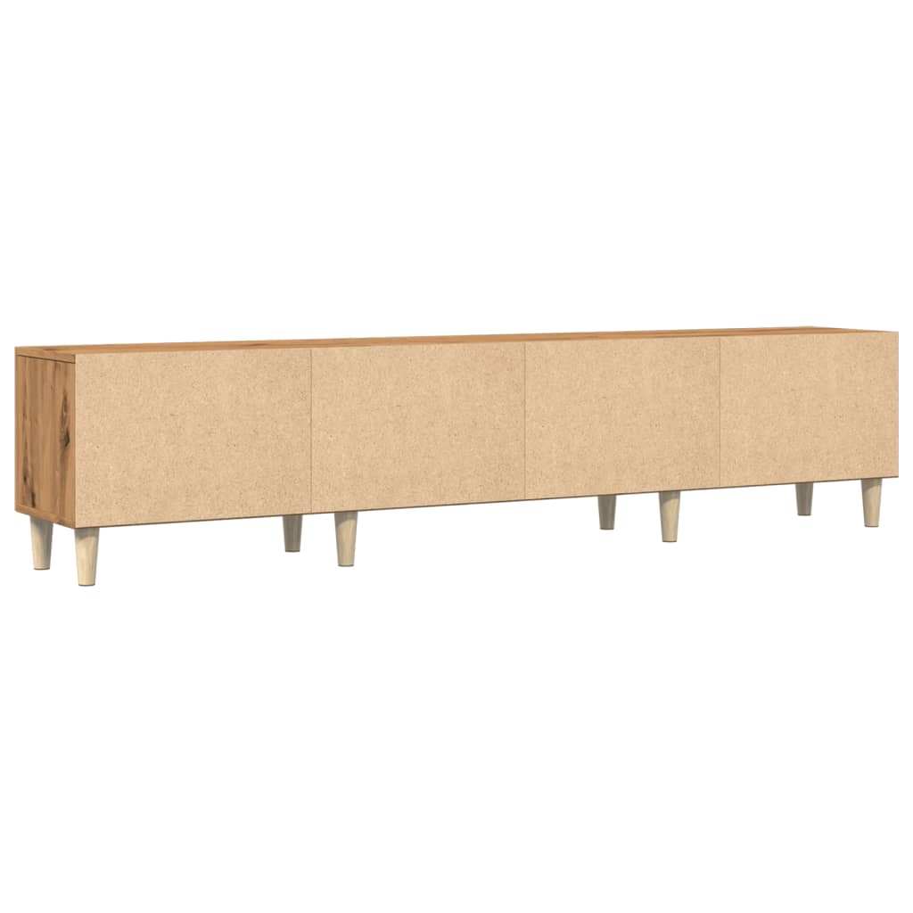 vidaXL Dulap TV, stejar artizanal, 180x31,5x40 cm, lemn prelucrat