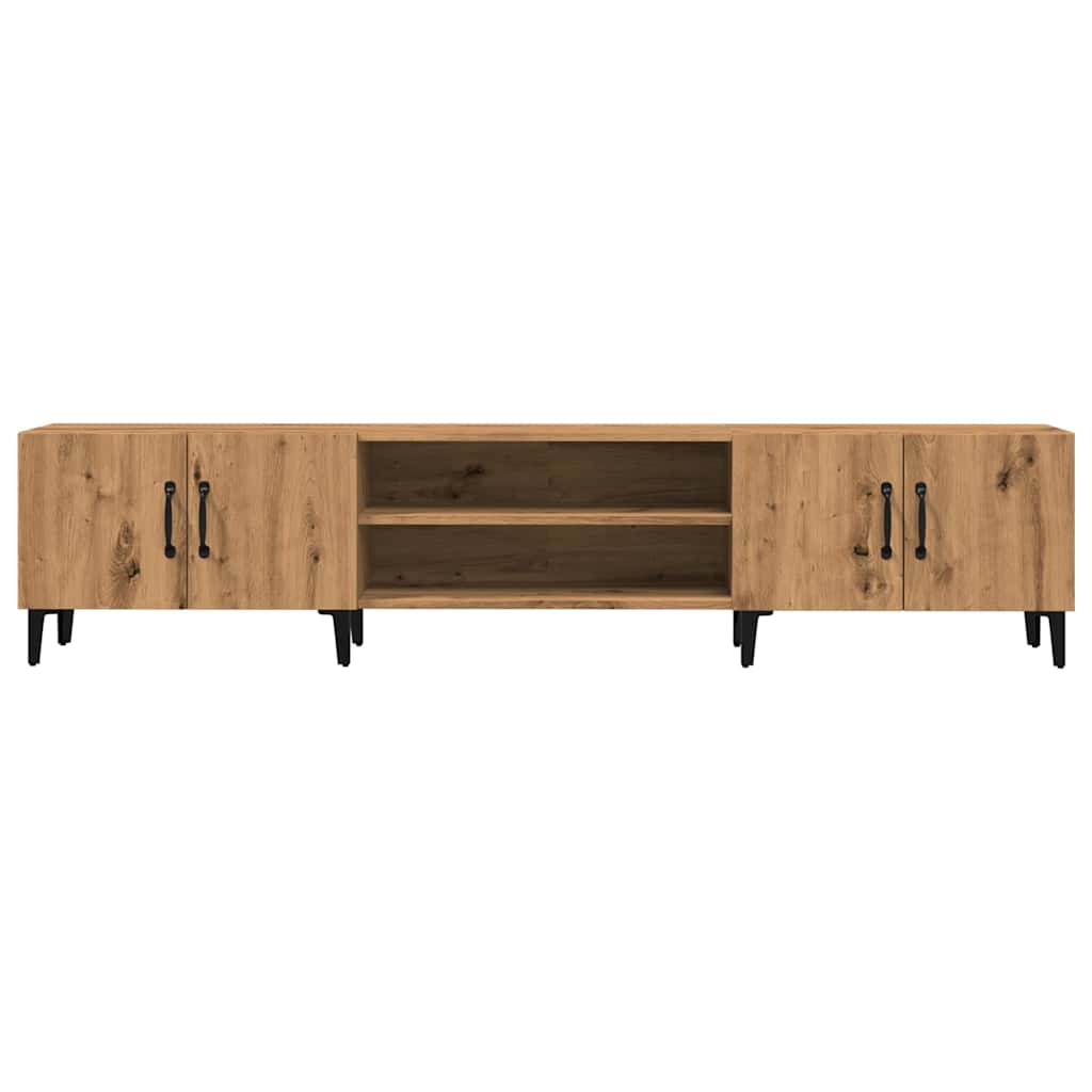 vidaXL Dulap TV, stejar artizanal, 180x31,5x40 cm, lemn prelucrat