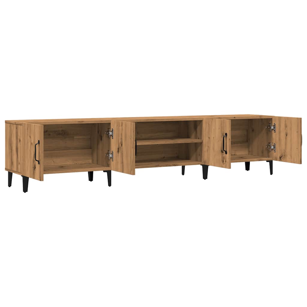 vidaXL Dulap TV, stejar artizanal, 180x31,5x40 cm, lemn prelucrat