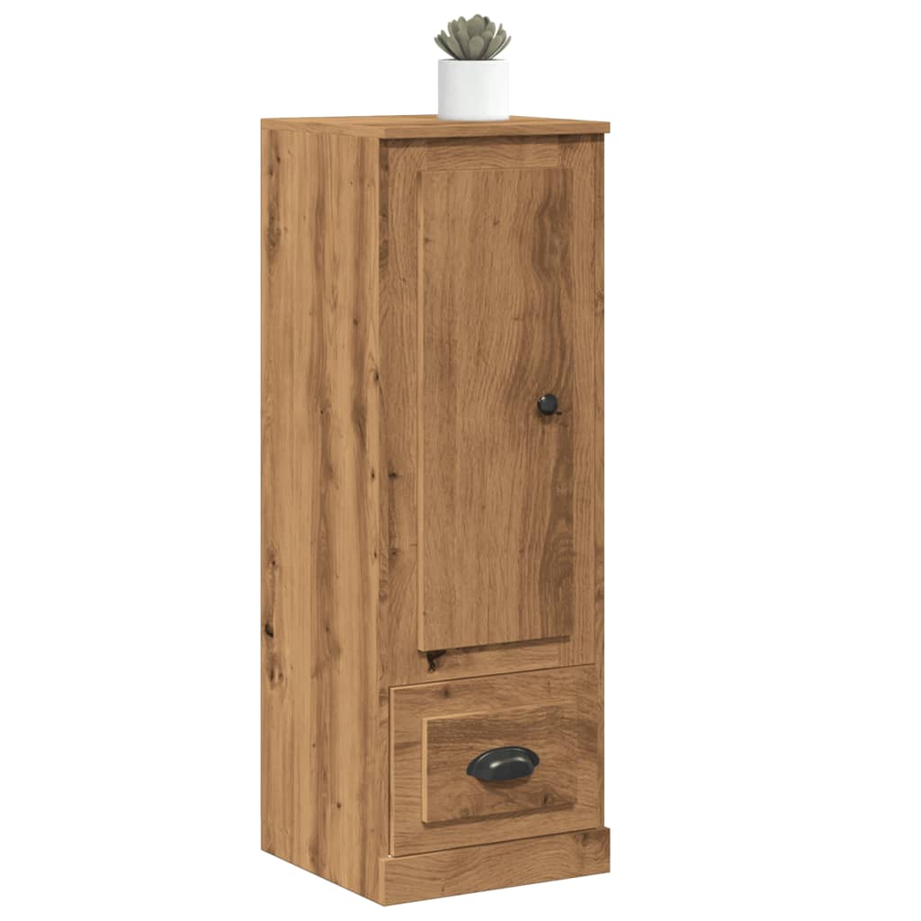 vidaXL Dulap înalt, stejar artizanal, 36x35,5x103,5 cm, lemn prelucrat