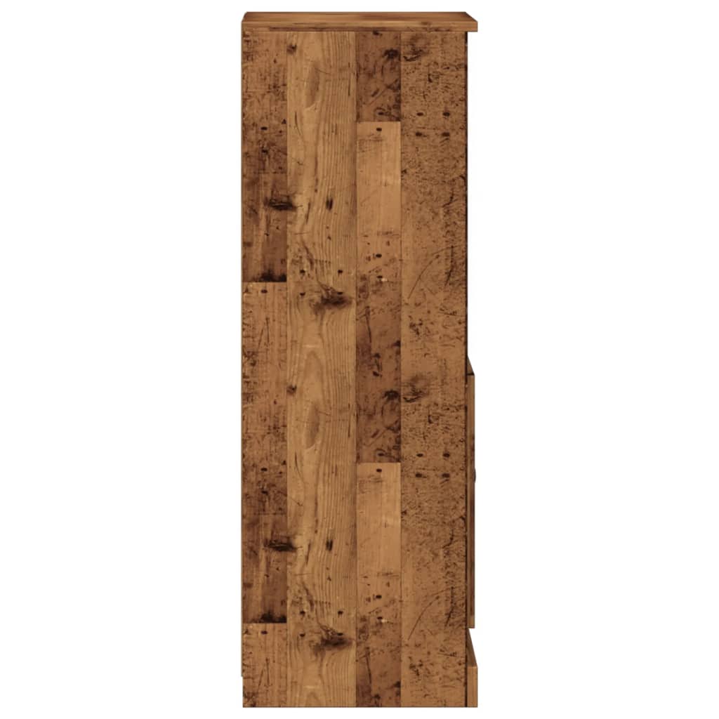 vidaXL Dulap înalt, lemn vechi, 36x35,5x103,5 cm, lemn prelucrat vidaXL Dulap înalt, lemn vechi, 36x35,5x103,5 cm, lemn prelucrat