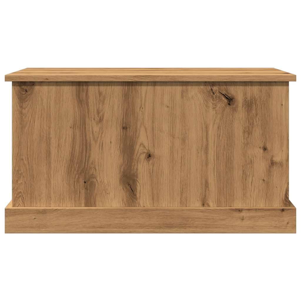 vidaXL Cutie depozitare, stejar artizanal, 70x40x38 cm, lemn prelucrat vidaXL Cutie depozitare, stejar artizanal, 70x40x38 cm, lemn prelucrat
