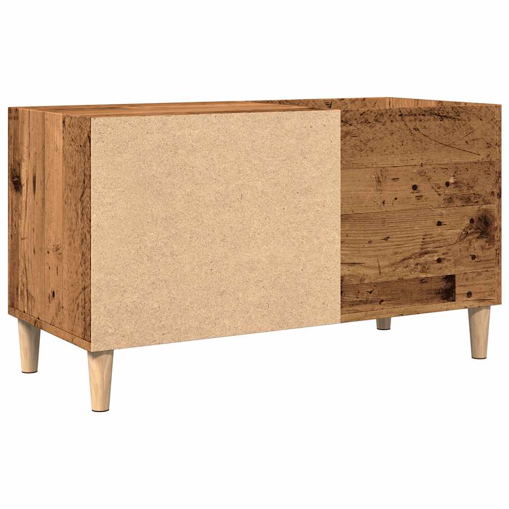 vidaXL Dulap discuri stejar artizanal, 84,5x38x48 cm, lemn prelucrat vidaXL Dulap discuri stejar artizanal, 84,5x38x48 cm, lemn prelucrat