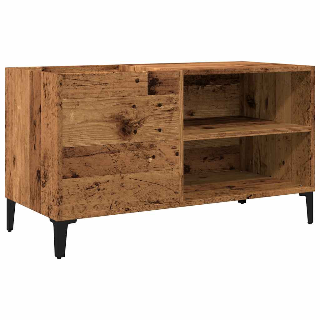 vidaXL Dulap pentru discuri, lemn vechi, 84,5x38x48 cm, lemn prelucrat vidaXL Dulap pentru discuri, lemn vechi, 84,5x38x48 cm, lemn prelucrat