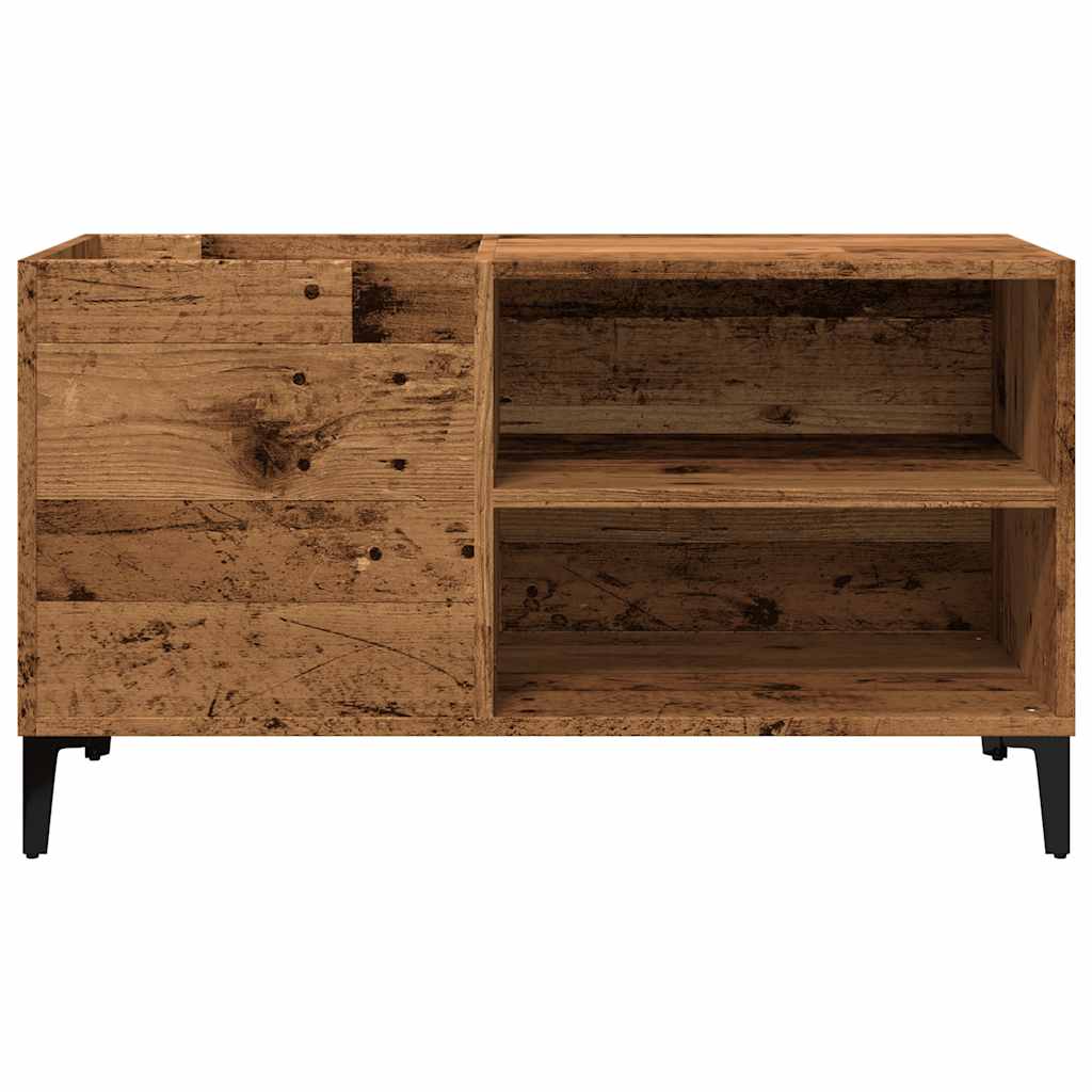 vidaXL Dulap pentru discuri, lemn vechi, 84,5x38x48 cm, lemn prelucrat vidaXL Dulap pentru discuri, lemn vechi, 84,5x38x48 cm, lemn prelucrat