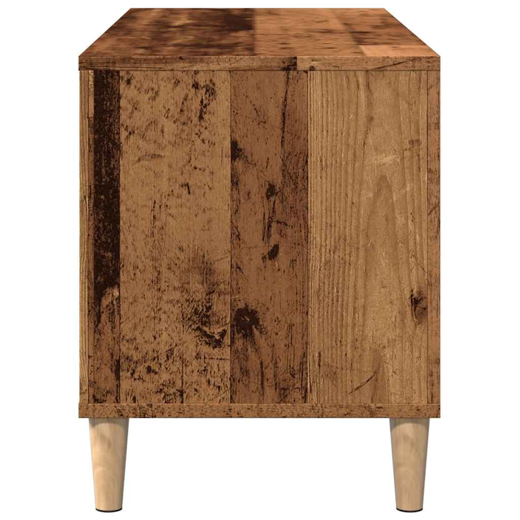 vidaXL Dulap discuri, lemn vechi, 100x38x48 cm, lemn prelucrat vidaXL Dulap discuri, lemn vechi, 100x38x48 cm, lemn prelucrat