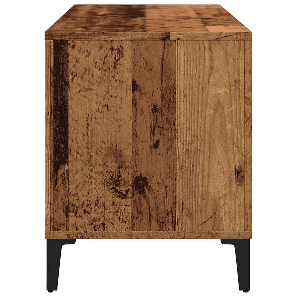vidaXL Dulap discuri, lemn vechi, 100x38x48 cm, lemn prelucrat vidaXL Dulap discuri, lemn vechi, 100x38x48 cm, lemn prelucrat