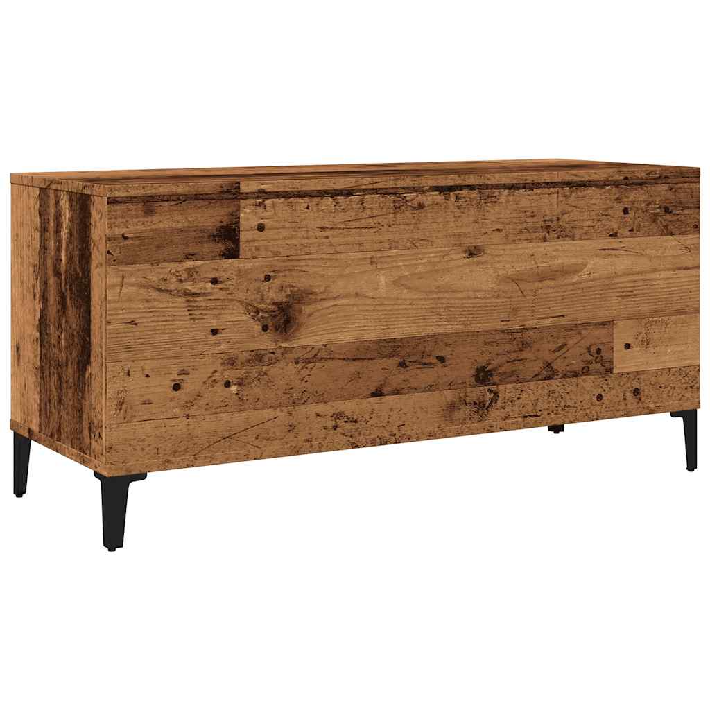 vidaXL Dulap discuri, lemn vechi, 100x38x48 cm, lemn prelucrat vidaXL Dulap discuri, lemn vechi, 100x38x48 cm, lemn prelucrat