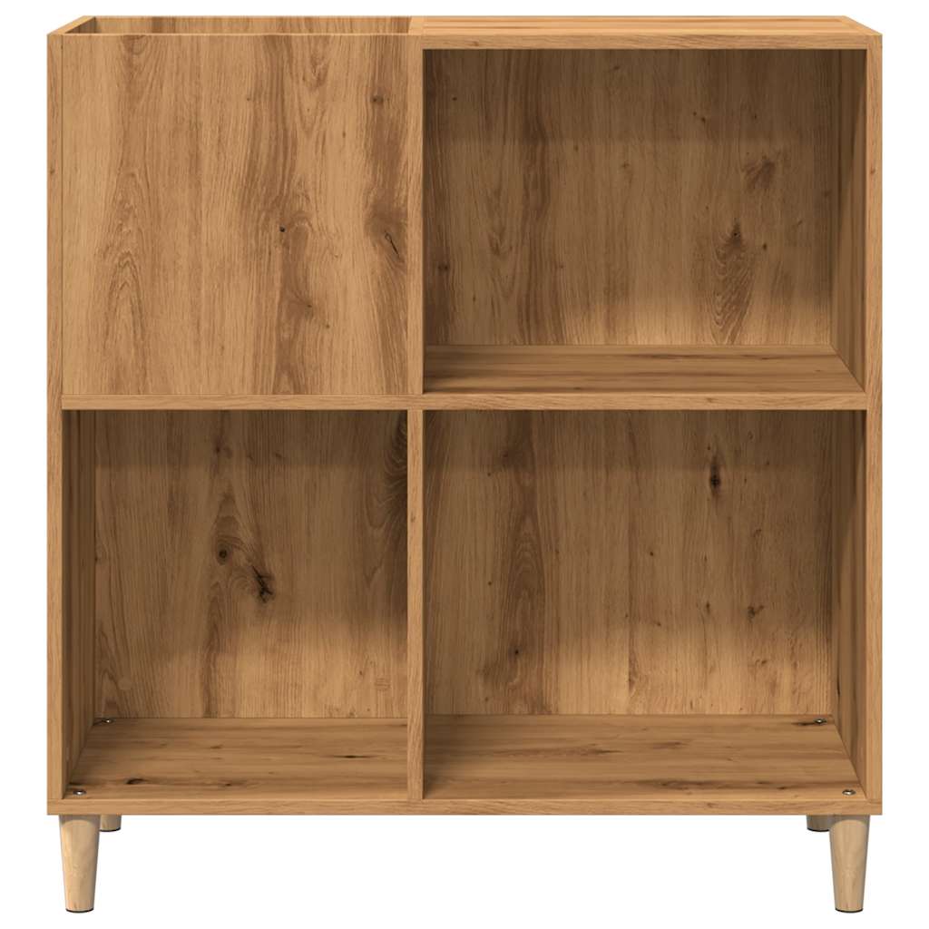 vidaXL Dulap discuri stejar artizanal 84,5x38x89 cm lemn prelucrat vidaXL Dulap discuri stejar artizanal 84,5x38x89 cm lemn prelucrat