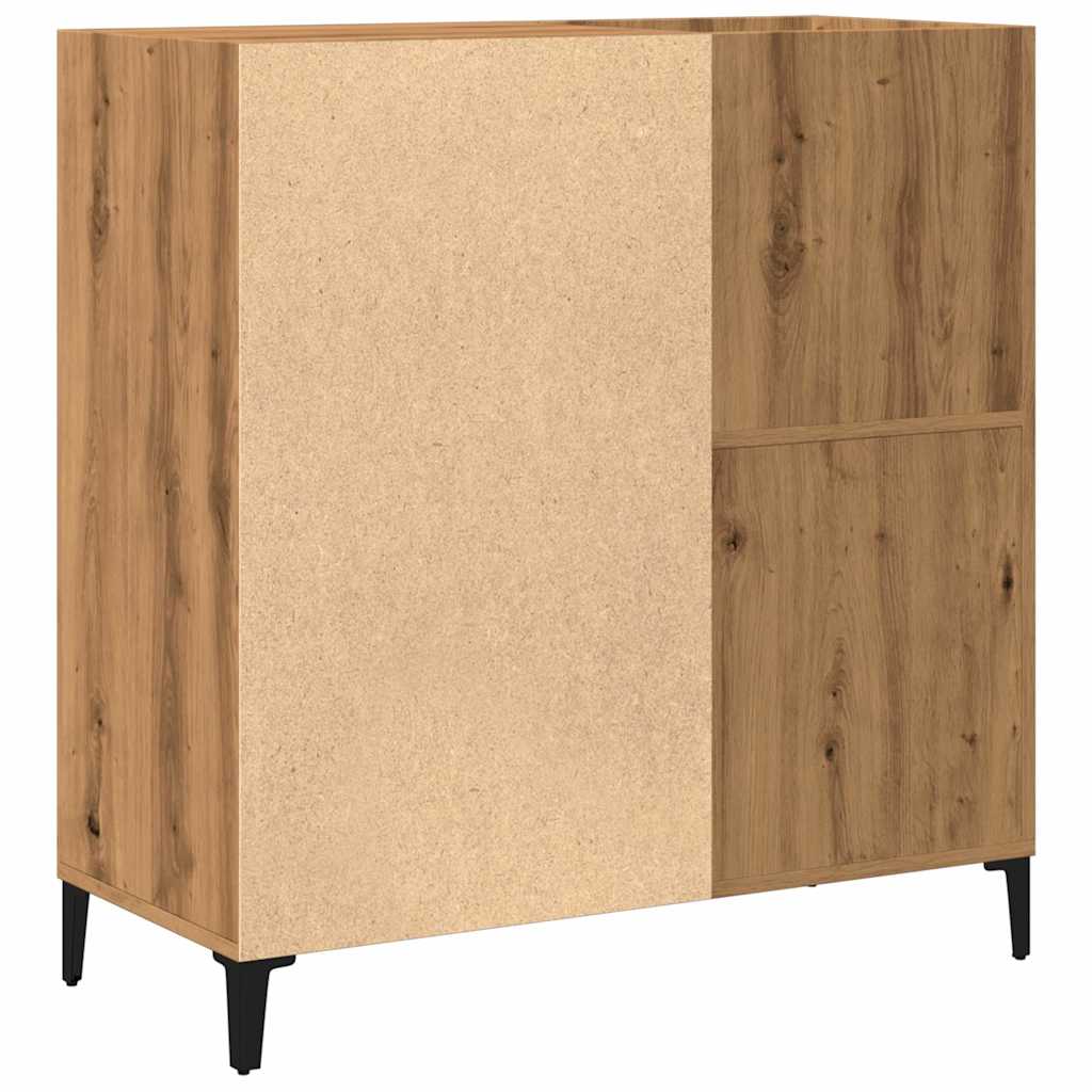 vidaXL Dulap discuri stejar artizanal 84,5x38x89 cm lemn prelucrat