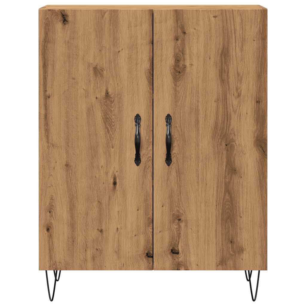 vidaXL Dulap, stejar artizanal, 69,5x34x90 cm, lemn prelucrat