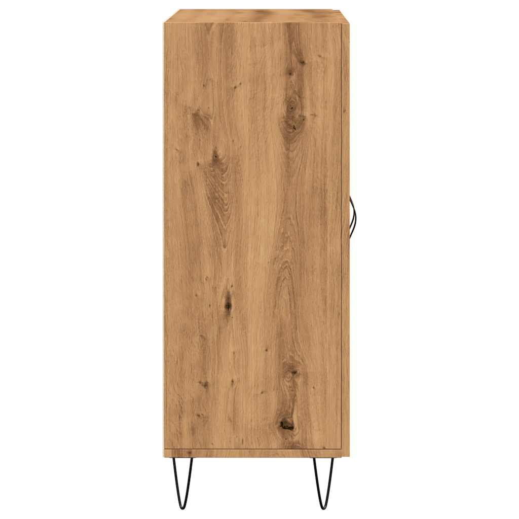 vidaXL Dulap, stejar artizanal, 69,5x34x90 cm, lemn prelucrat