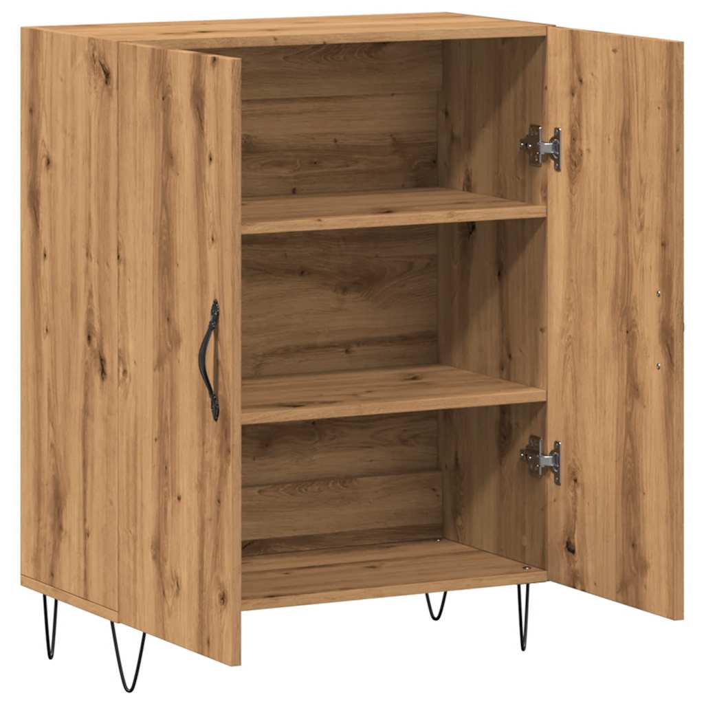 vidaXL Dulap, stejar artizanal, 69,5x34x90 cm, lemn prelucrat