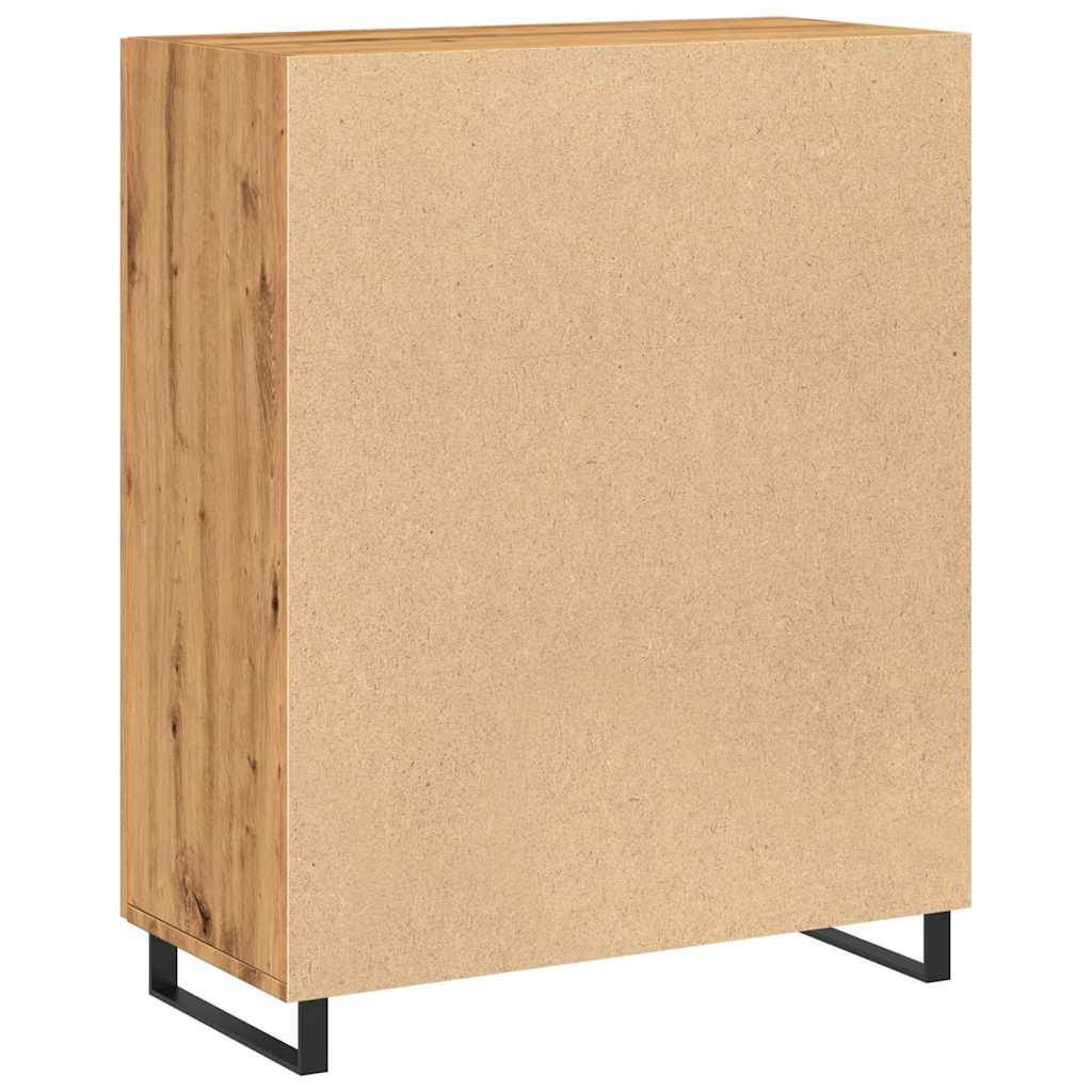 vidaXL Dulap, stejar artizanal, 69,5x34x90 cm, lemn prelucrat