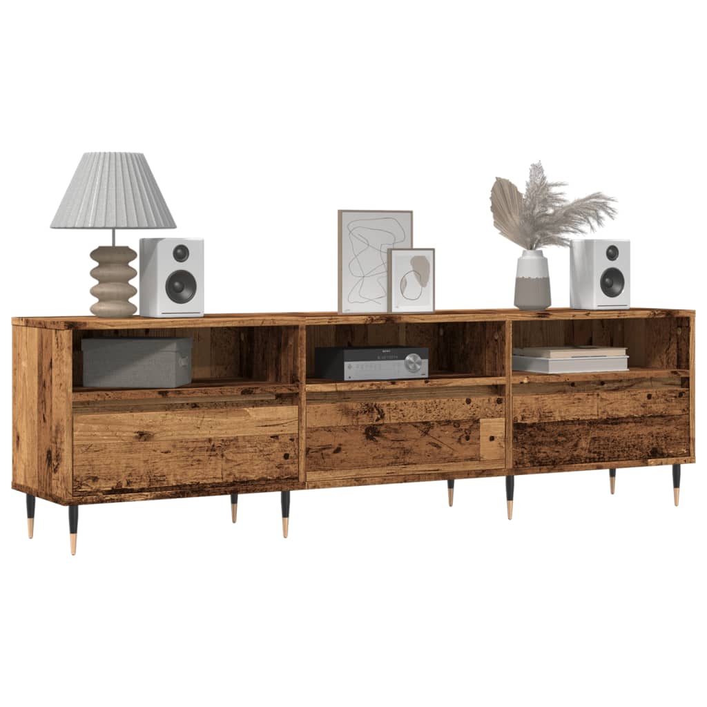 vidaXL Comodă TV, lemn vechi, 150x30x44,5 cm, lemn prelucrat vidaXL Comodă TV, lemn vechi, 150x30x44,5 cm, lemn prelucrat
