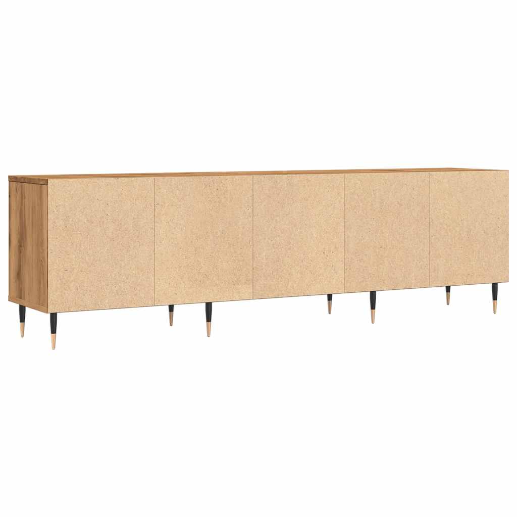 vidaXL Comodă TV, stejar artizanal, 150x30x44,5 cm, lemn prelucrat vidaXL Comodă TV, stejar artizanal, 150x30x44,5 cm, lemn prelucrat