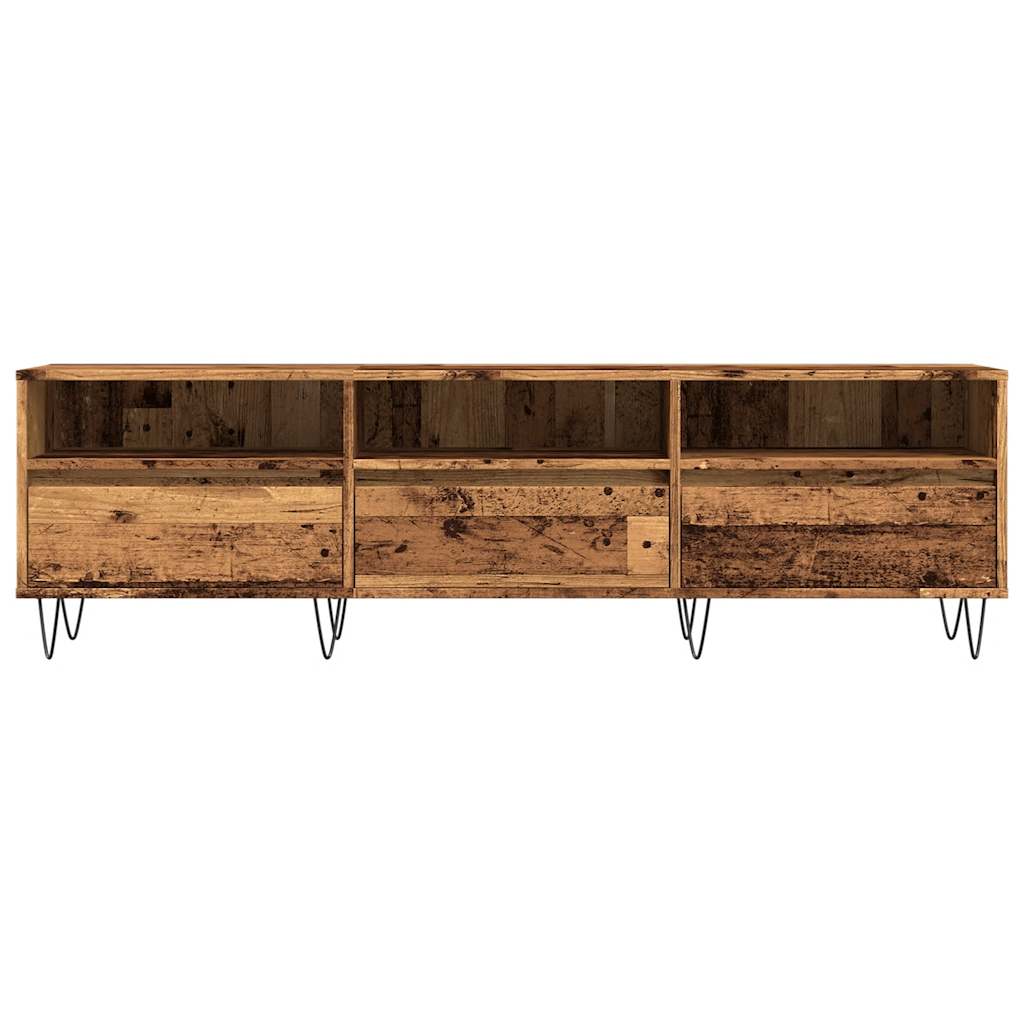 vidaXL Comodă TV, lemn vechi, 150x30x44,5 cm, lemn prelucrat vidaXL Comodă TV, lemn vechi, 150x30x44,5 cm, lemn prelucrat