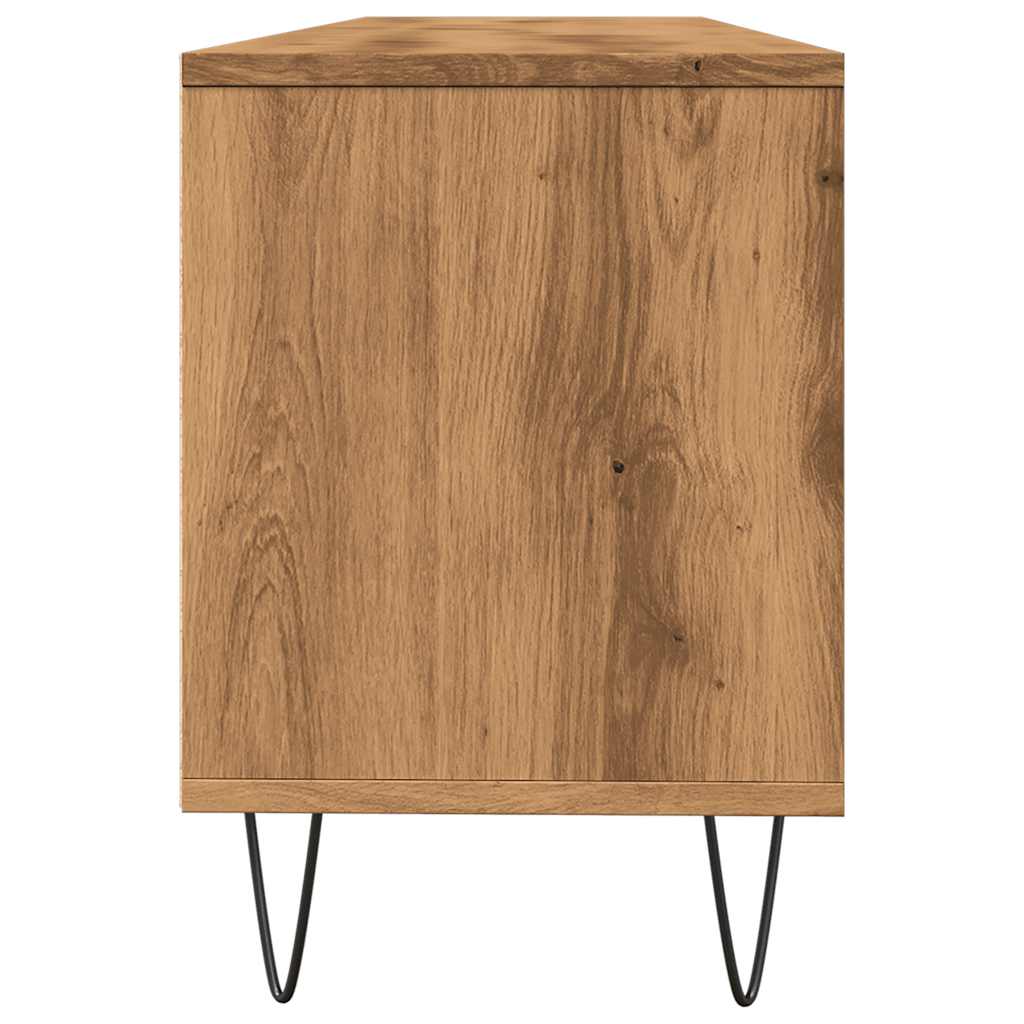 vidaXL Comodă TV, stejar artizanal, 150x30x44,5 cm, lemn prelucrat vidaXL Comodă TV, stejar artizanal, 150x30x44,5 cm, lemn prelucrat