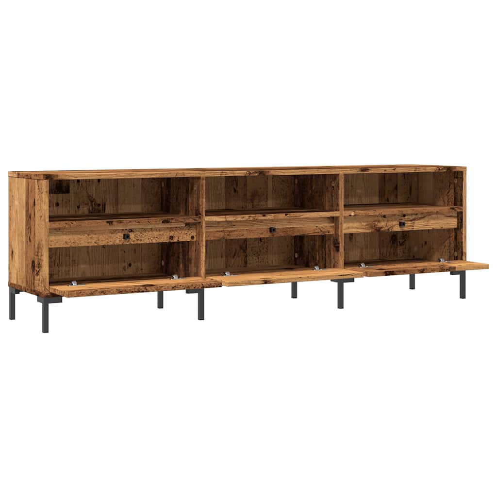 vidaXL Comodă TV, lemn vechi, 150x30x44,5 cm, lemn prelucrat vidaXL Comodă TV, lemn vechi, 150x30x44,5 cm, lemn prelucrat
