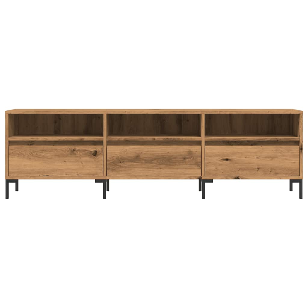 vidaXL Comodă TV, stejar artizanal, 150x30x44,5 cm, lemn prelucrat vidaXL Comodă TV, stejar artizanal, 150x30x44,5 cm, lemn prelucrat