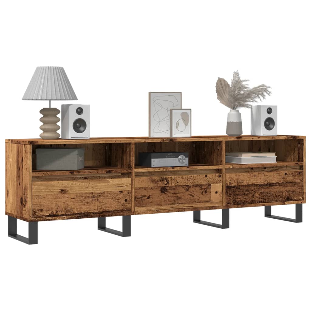 vidaXL Comodă TV, lemn vechi, 150x30x44,5 cm, lemn prelucrat vidaXL Comodă TV, lemn vechi, 150x30x44,5 cm, lemn prelucrat