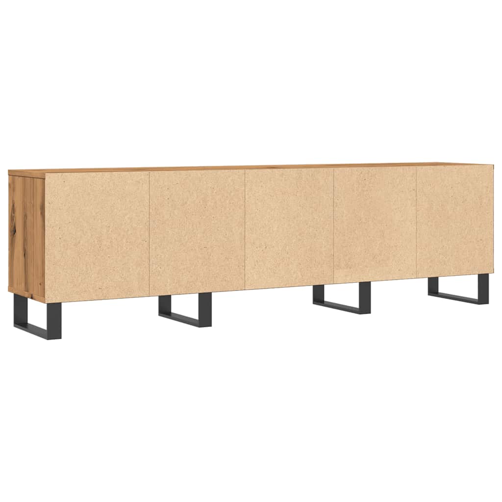 vidaXL Comodă TV, stejar artizanal, 150x30x44,5 cm, lemn prelucrat vidaXL Comodă TV, stejar artizanal, 150x30x44,5 cm, lemn prelucrat