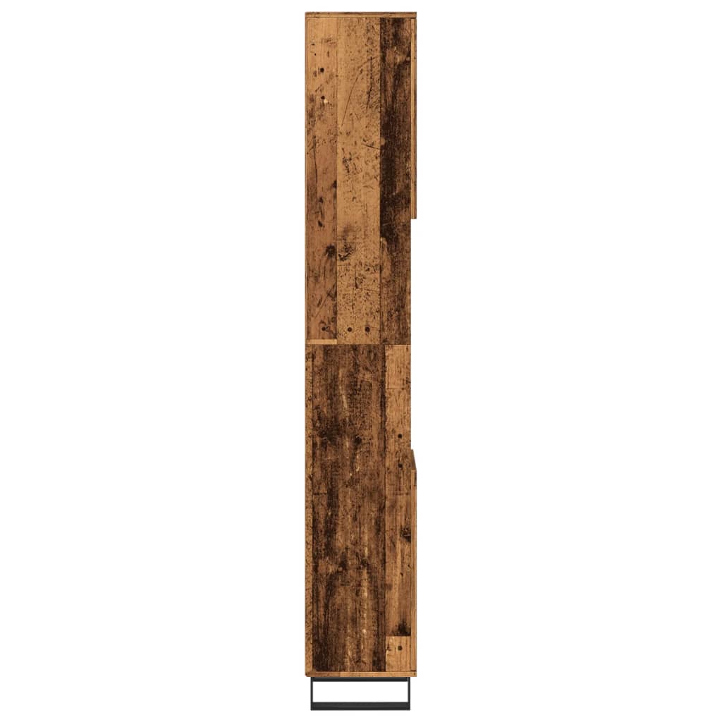 vidaXL Dulap de baie, lemn vechi, 30x30x190 cm, lemn prelucrat vidaXL Dulap de baie, lemn vechi, 30x30x190 cm, lemn prelucrat