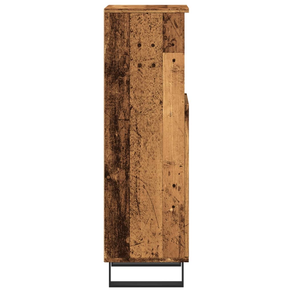 vidaXL Dulap de baie, lemn vechi, 30x30x100 cm, lemn prelucrat vidaXL Dulap de baie, lemn vechi, 30x30x100 cm, lemn prelucrat