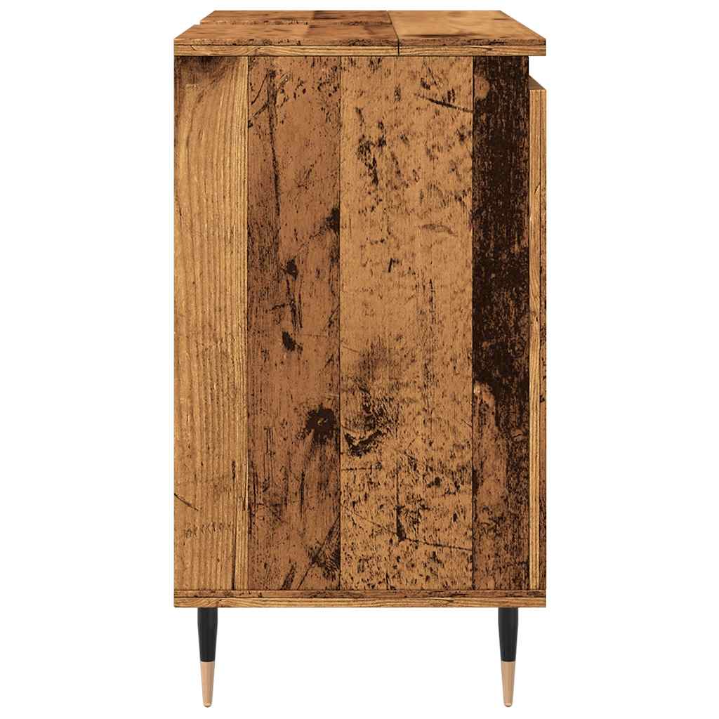 vidaXL Dulap de baie, lemn vechi, 58x33x60 cm, lemn prelucrat