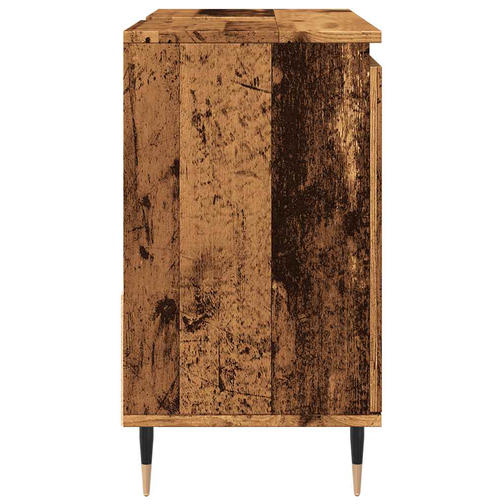 vidaXL Dulap de baie, lemn vechi, 65x33x60 cm, lemn prelucrat vidaXL Dulap de baie, lemn vechi, 65x33x60 cm, lemn prelucrat