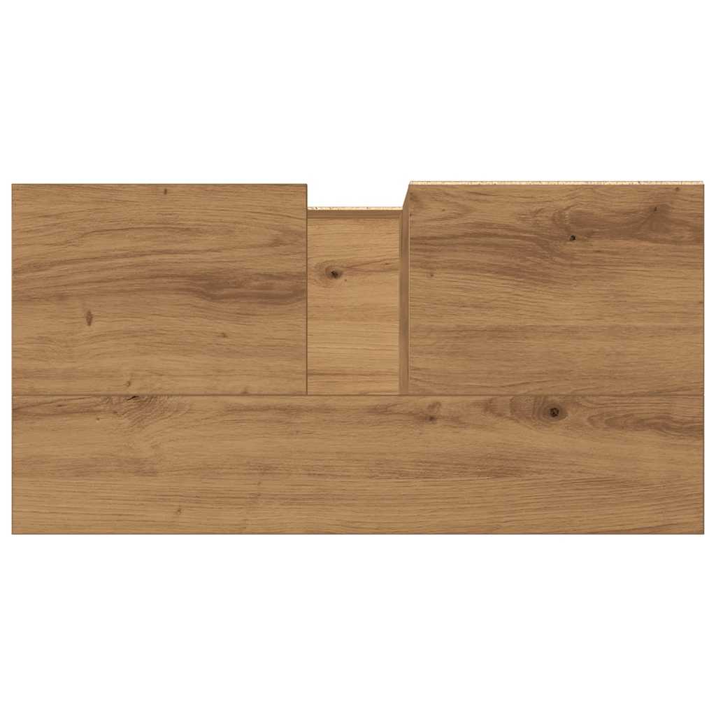 vidaXL Dulap de baie, stejar artizanal, 65x33x60 cm, lemn prelucrat vidaXL Dulap de baie, stejar artizanal, 65x33x60 cm, lemn prelucrat