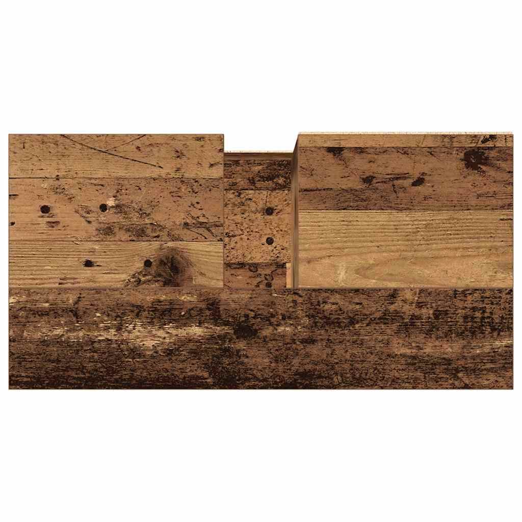 vidaXL Dulap chiuvetă baie, lemn vechi, 65x33x60 cm, lemn prelucrat vidaXL Dulap chiuvetă baie, lemn vechi, 65x33x60 cm, lemn prelucrat