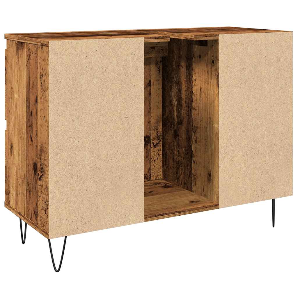 vidaXL Dulap pentru baie, lemn vechi, 80x33x60 cm, lemn prelucrat vidaXL Dulap pentru baie, lemn vechi, 80x33x60 cm, lemn prelucrat