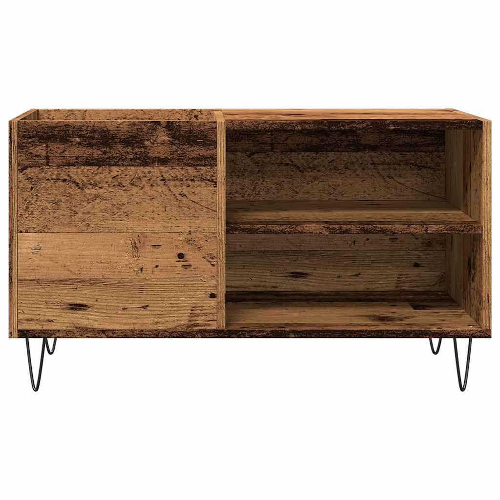 vidaXL Dulap pentru discuri, lemn vechi, 84,5x38x48 cm, lemn prelucrat vidaXL Dulap pentru discuri, lemn vechi, 84,5x38x48 cm, lemn prelucrat