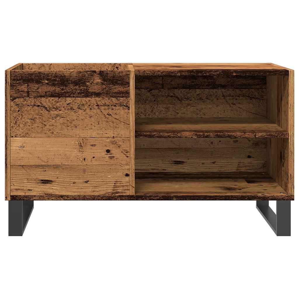 vidaXL Dulap pentru discuri, lemn vechi, 84,5x38x48 cm, lemn prelucrat