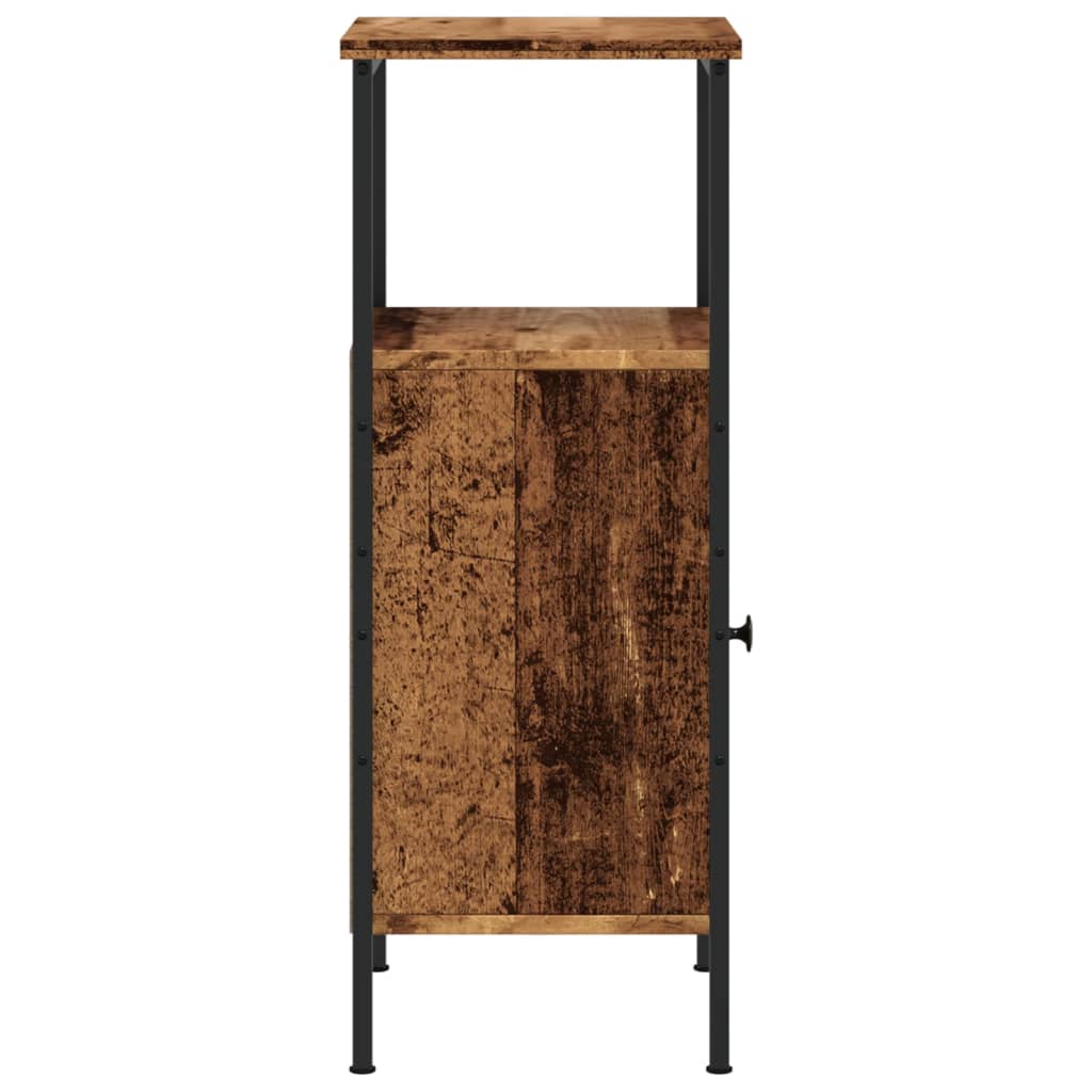 vidaXL Noptiere, 2 buc, lemn învechit, 41x31x80 cm, lemn prelucrat