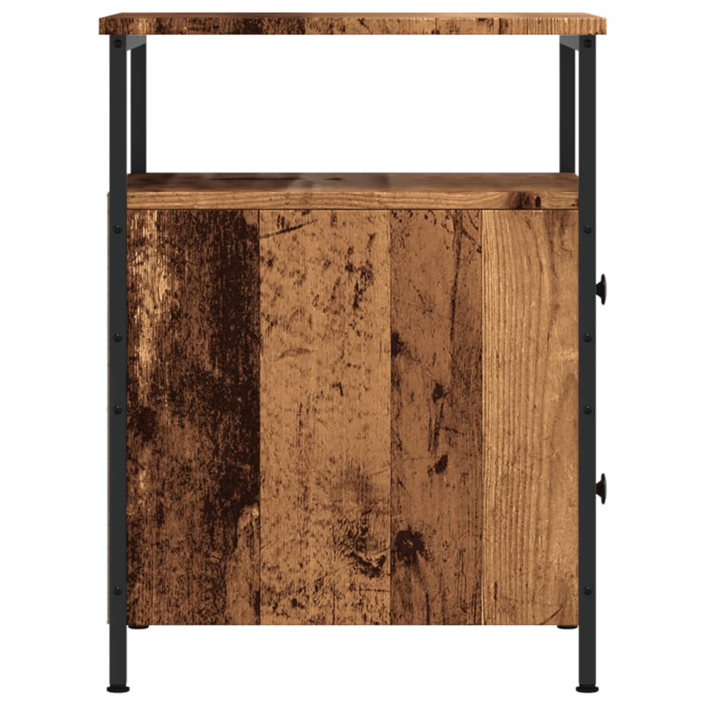 vidaXL Noptiere, 2 buc, lemn vechi, 44x45x60 cm, lemn prelucrat