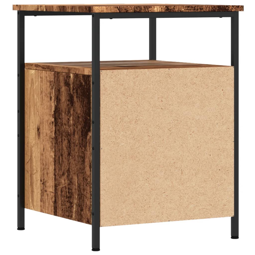 vidaXL Noptiere, 2 buc, lemn vechi, 44x45x60 cm, lemn prelucrat