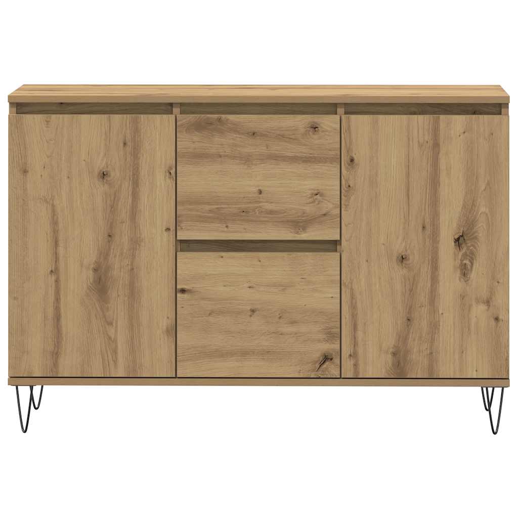 vidaXL Servantă, stejar artizanal, 101,5x35x70 cm, lemn prelucrat