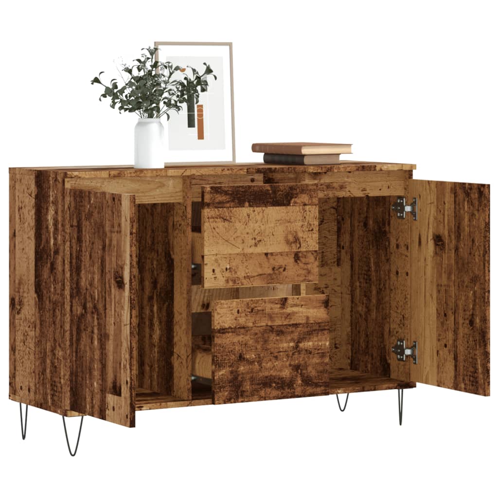 vidaXL Servantă, lemn vechi, 101,5x35x70 cm, lemn prelucrat