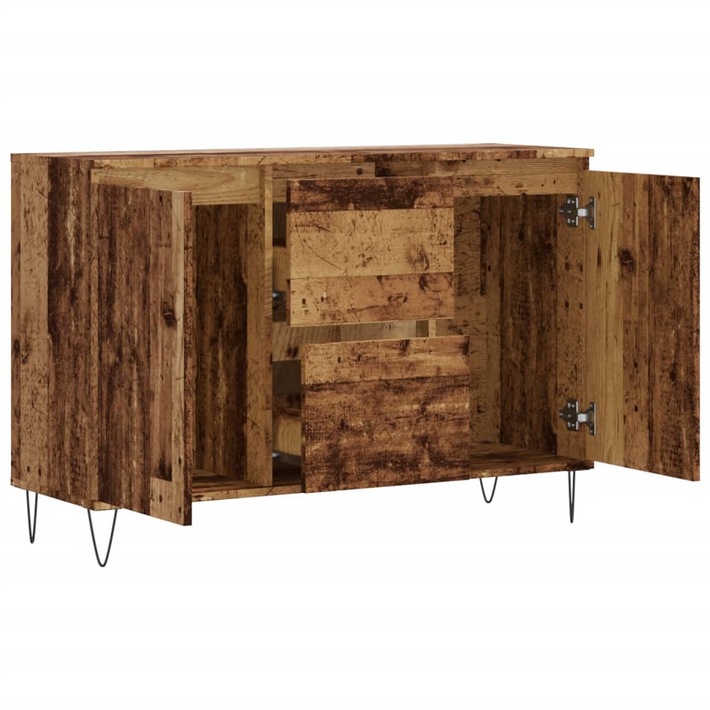vidaXL Servantă, lemn vechi, 101,5x35x70 cm, lemn prelucrat