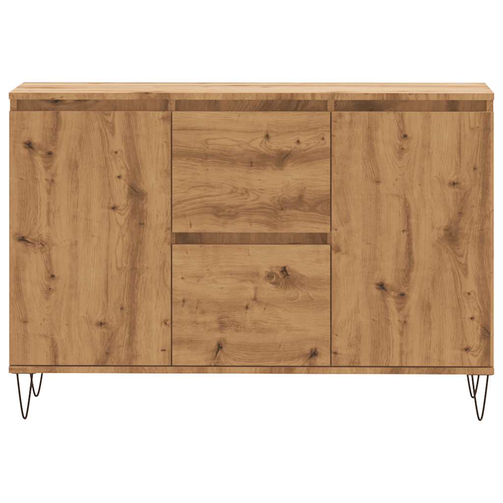 vidaXL Servantă, stejar artizanal, 101,5x35x70 cm, lemn prelucrat