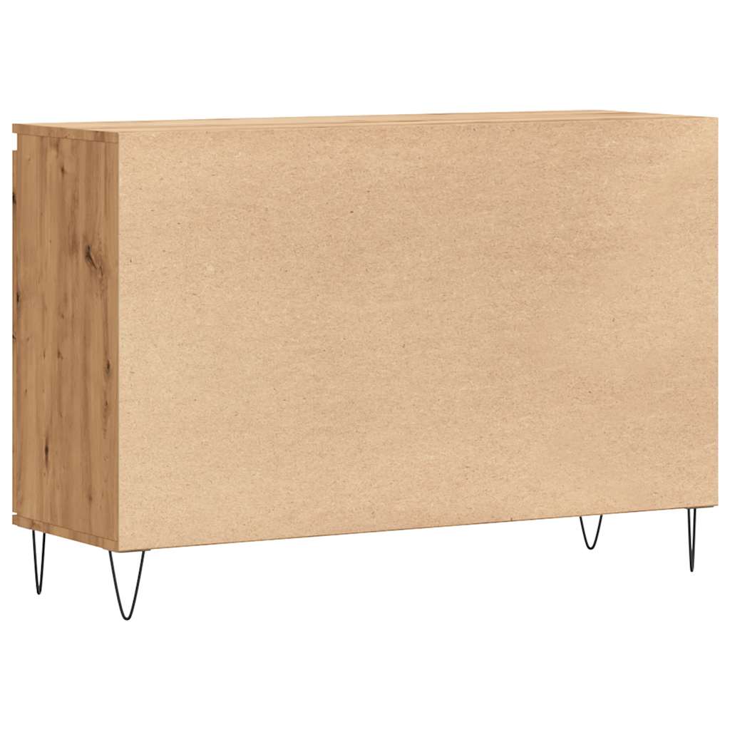 vidaXL Servantă, stejar artizanal, 101,5x35x70 cm, lemn prelucrat