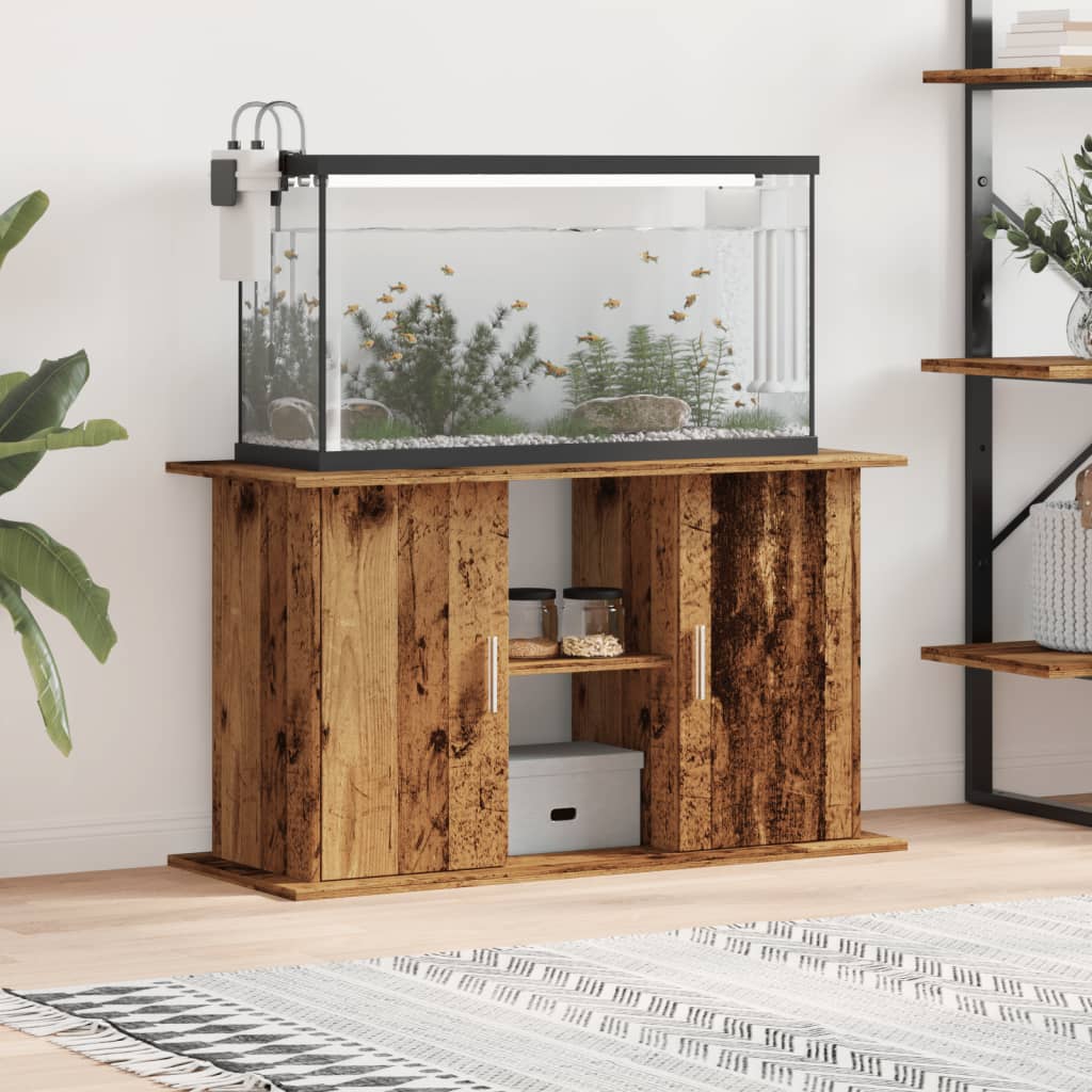 vidaXL Suport pentru acvariu, lemn vechi, 101x41x58 cm, lemn prelucrat vidaXL Suport pentru acvariu, lemn vechi, 101x41x58 cm, lemn prelucrat