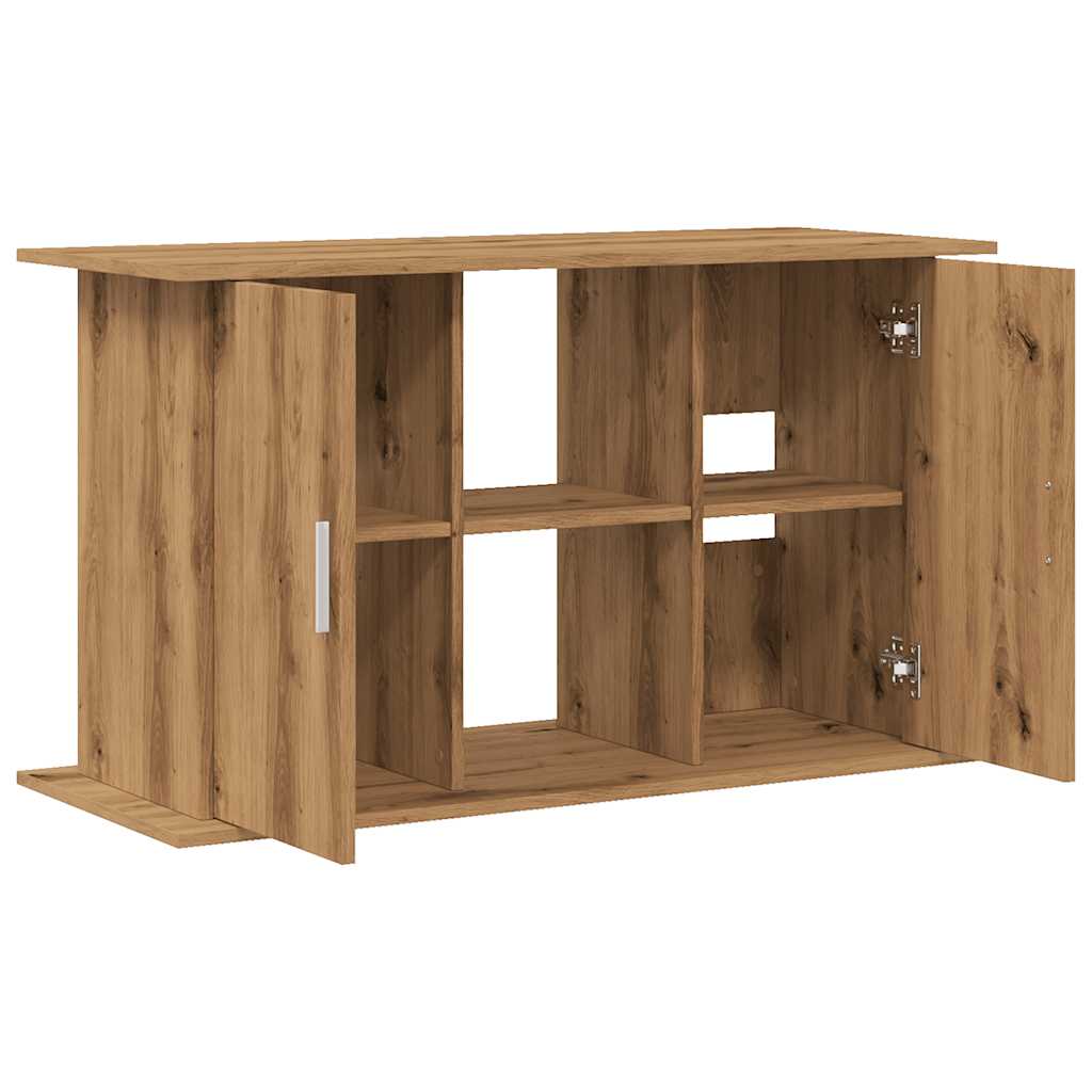 vidaXL Suport acvariu, stejar artizanal, 101x41x58 cm, lemn prelucrat vidaXL Suport acvariu, stejar artizanal, 101x41x58 cm, lemn prelucrat