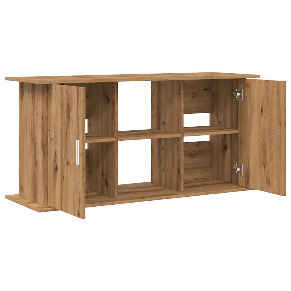 vidaXL Suport acvariu, stejar artizanal, 121x41x58 cm, lemn prelucrat vidaXL Suport acvariu, stejar artizanal, 121x41x58 cm, lemn prelucrat