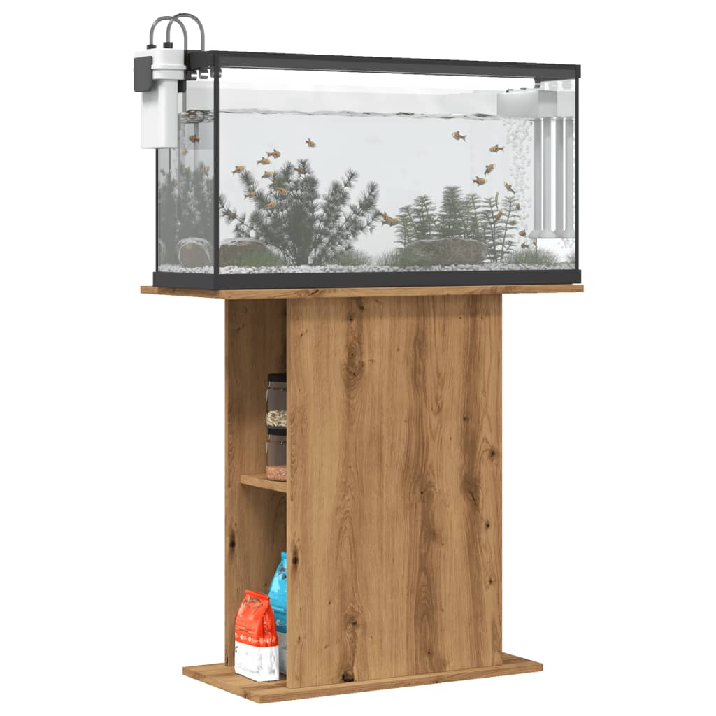 vidaXL Suport acvariu, stejar artizanal, 36x75x72,5 cm, lemn prelucrat vidaXL Suport acvariu, stejar artizanal, 36x75x72,5 cm, lemn prelucrat