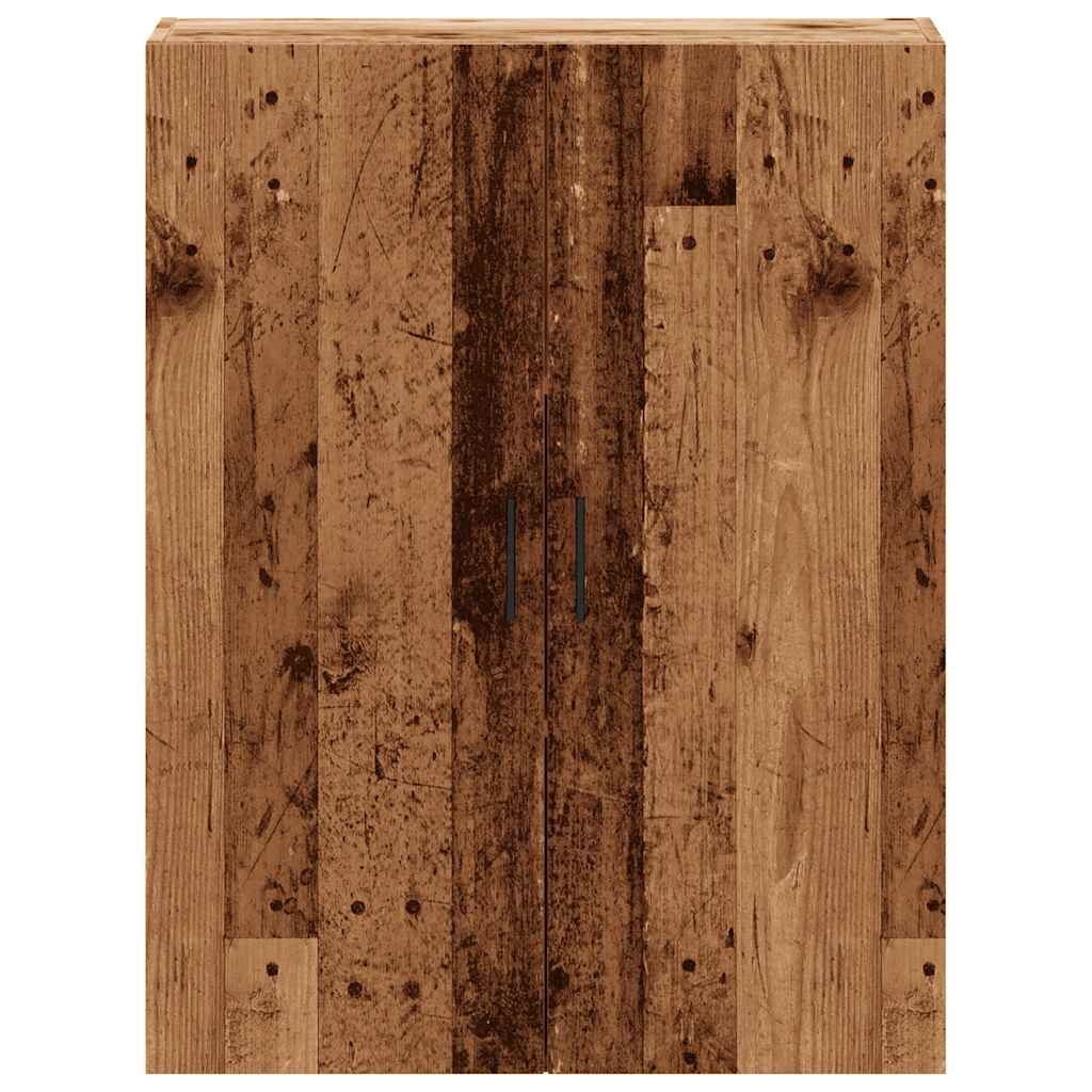 vidaXL Dulap montat pe perete lemn vechi 69,5x34x90 cm