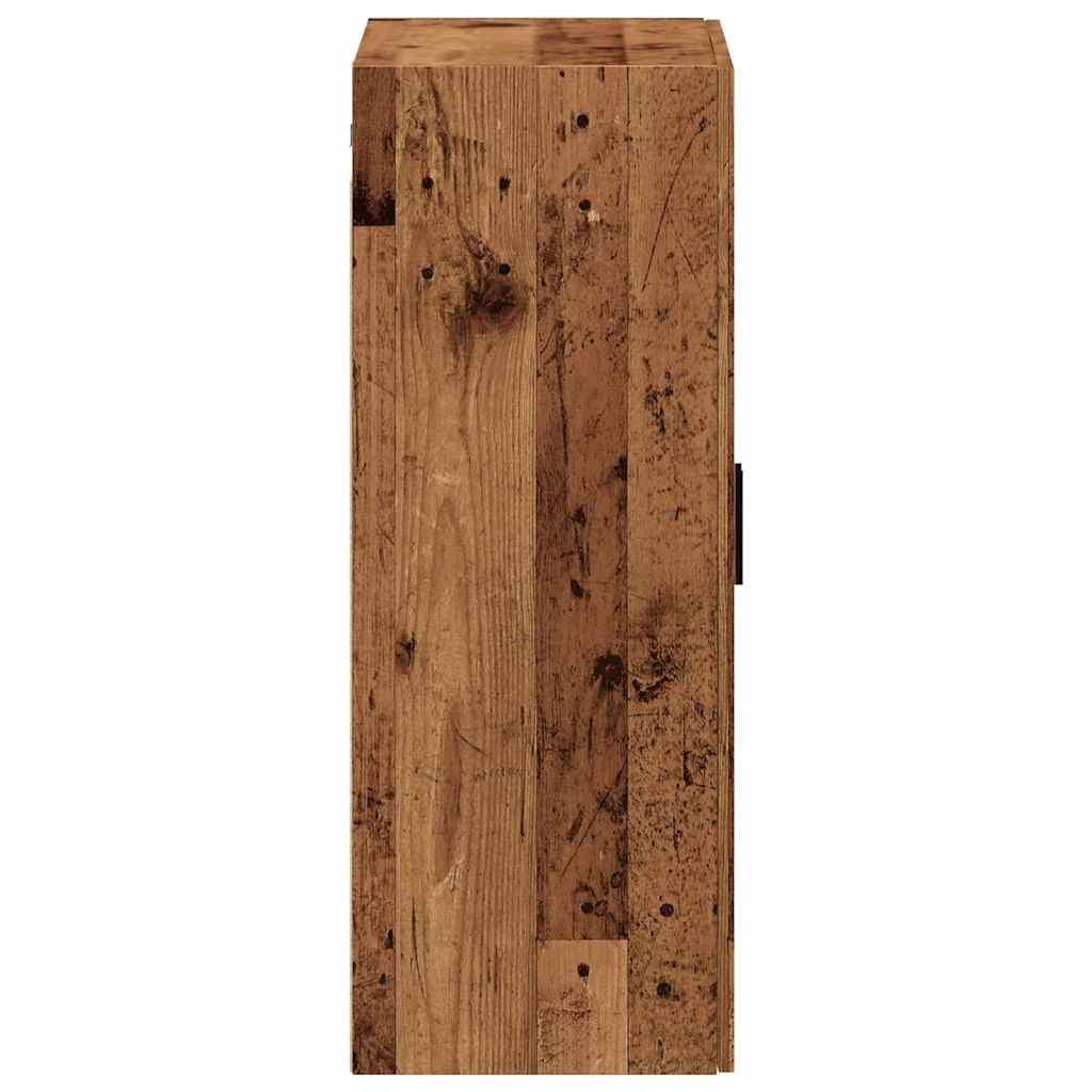 vidaXL Dulap montat pe perete lemn vechi 69,5x34x90 cm